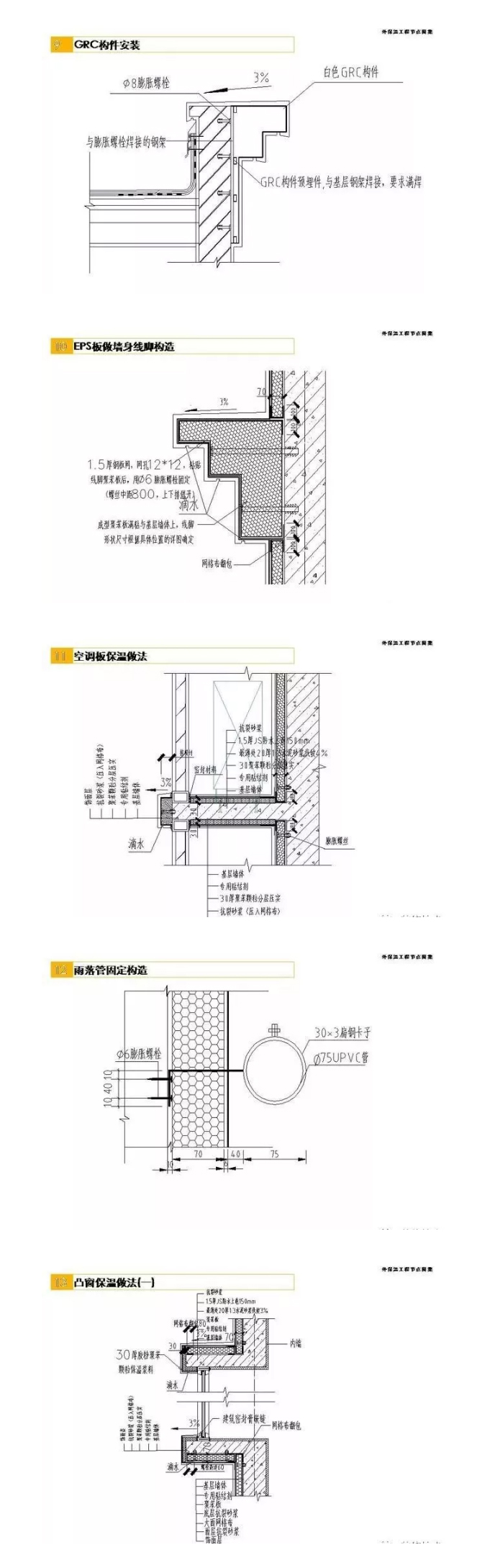 外墻保溫節點做法圖集_06