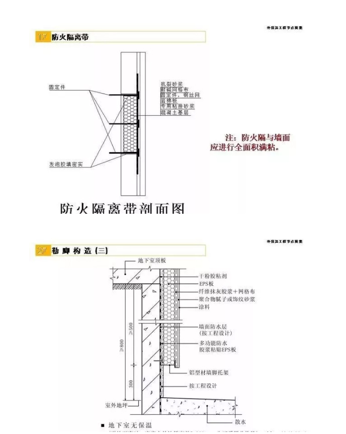 外墻保溫節點做法圖集_08