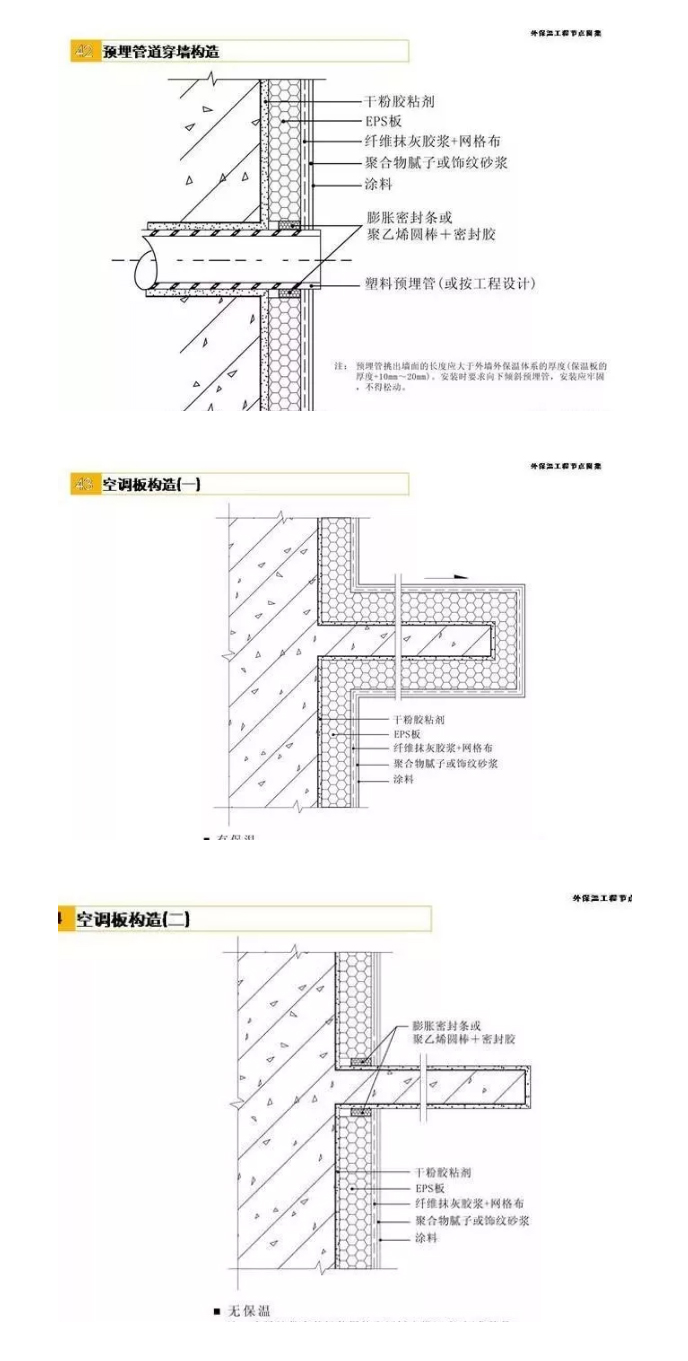 外墻保溫節點做法圖集_13